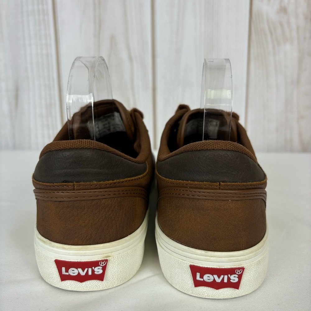 Levi’s Sneakers Comfort Lace Up Classic Low Top Tennis Shoes Brown Size 9 - Picture 11 of 16